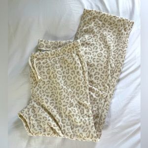 Neutral Beige Cheetah Print Sleep Pant | Honest Prices & Photos